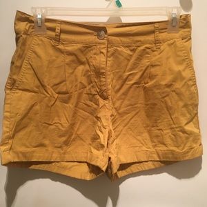 Cuffed Cotton Shorts